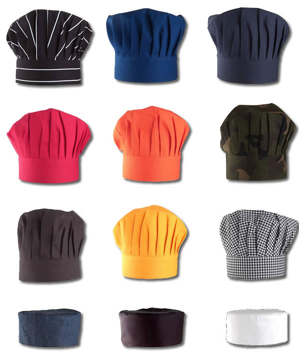 chef cap colors