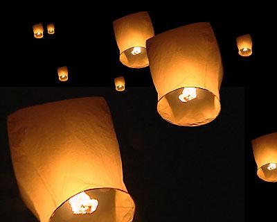 sky lanterns