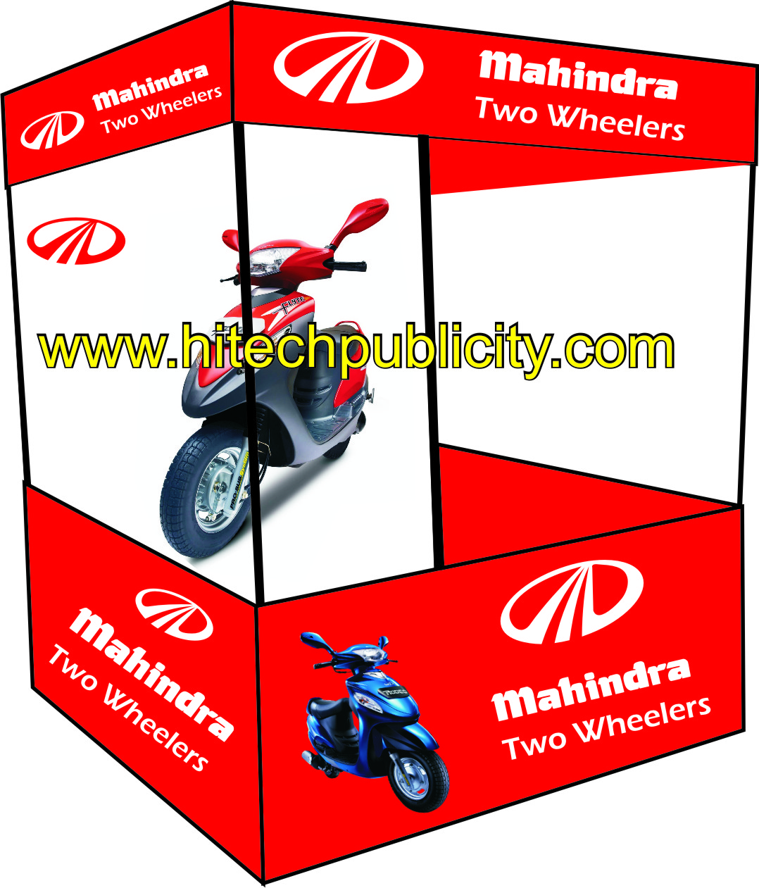 Mahindra two wheelers marketing demo tent Tent