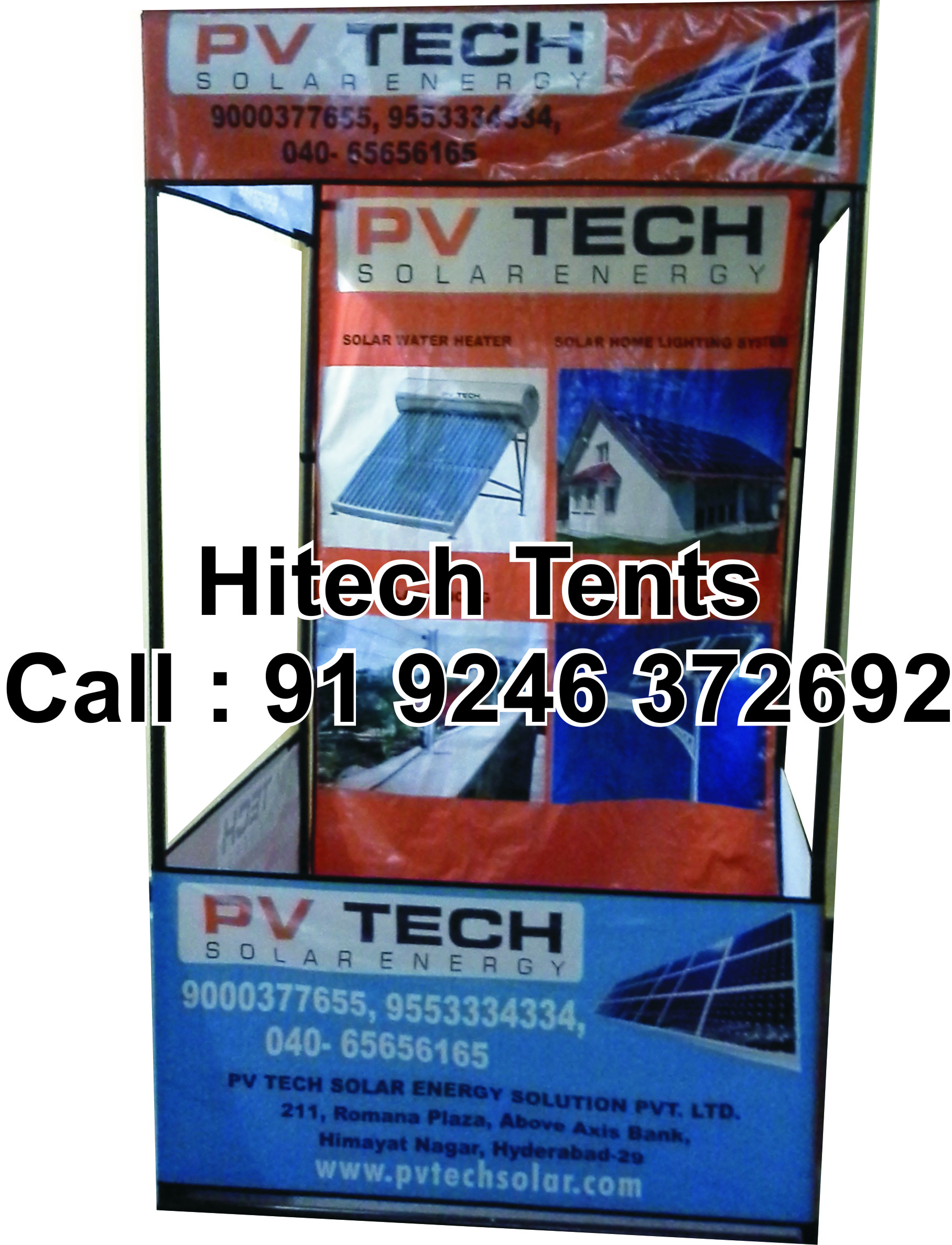 solar marketing tent suppliers in India