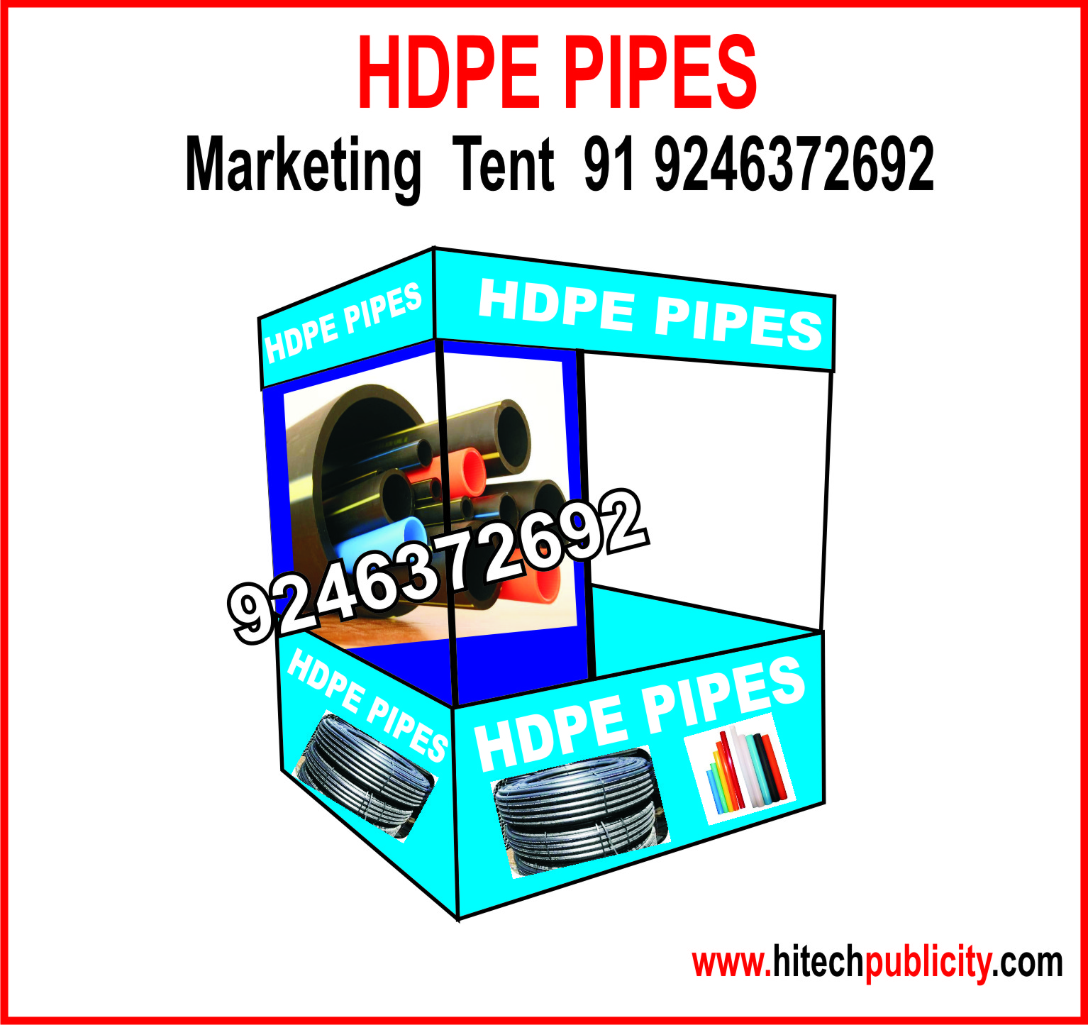 HDPE Pipes Marketing Demo Tent Suppliers