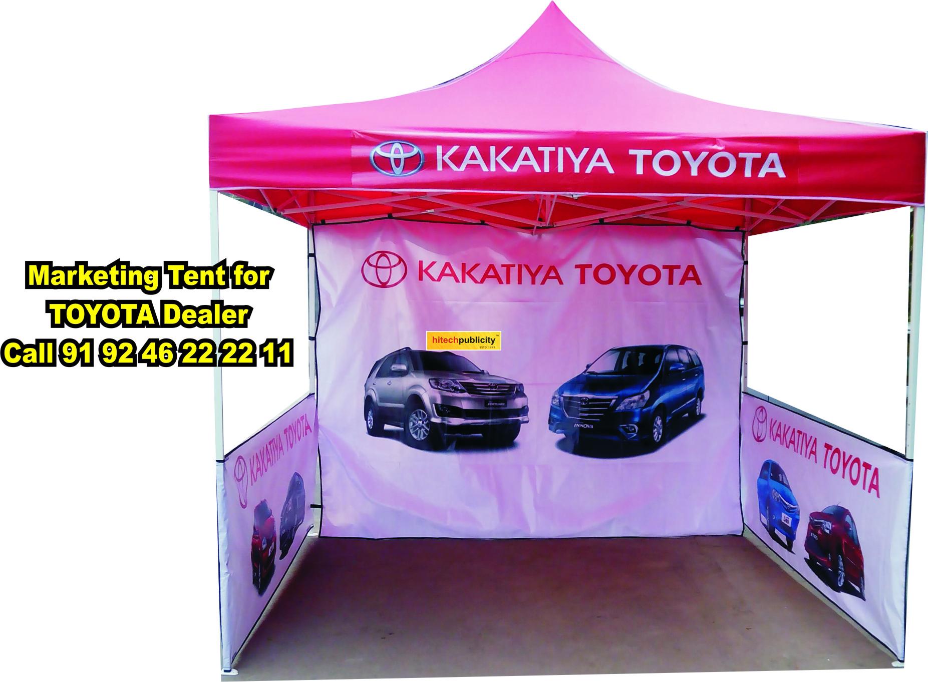 Toyota Dealer Marketing Tent