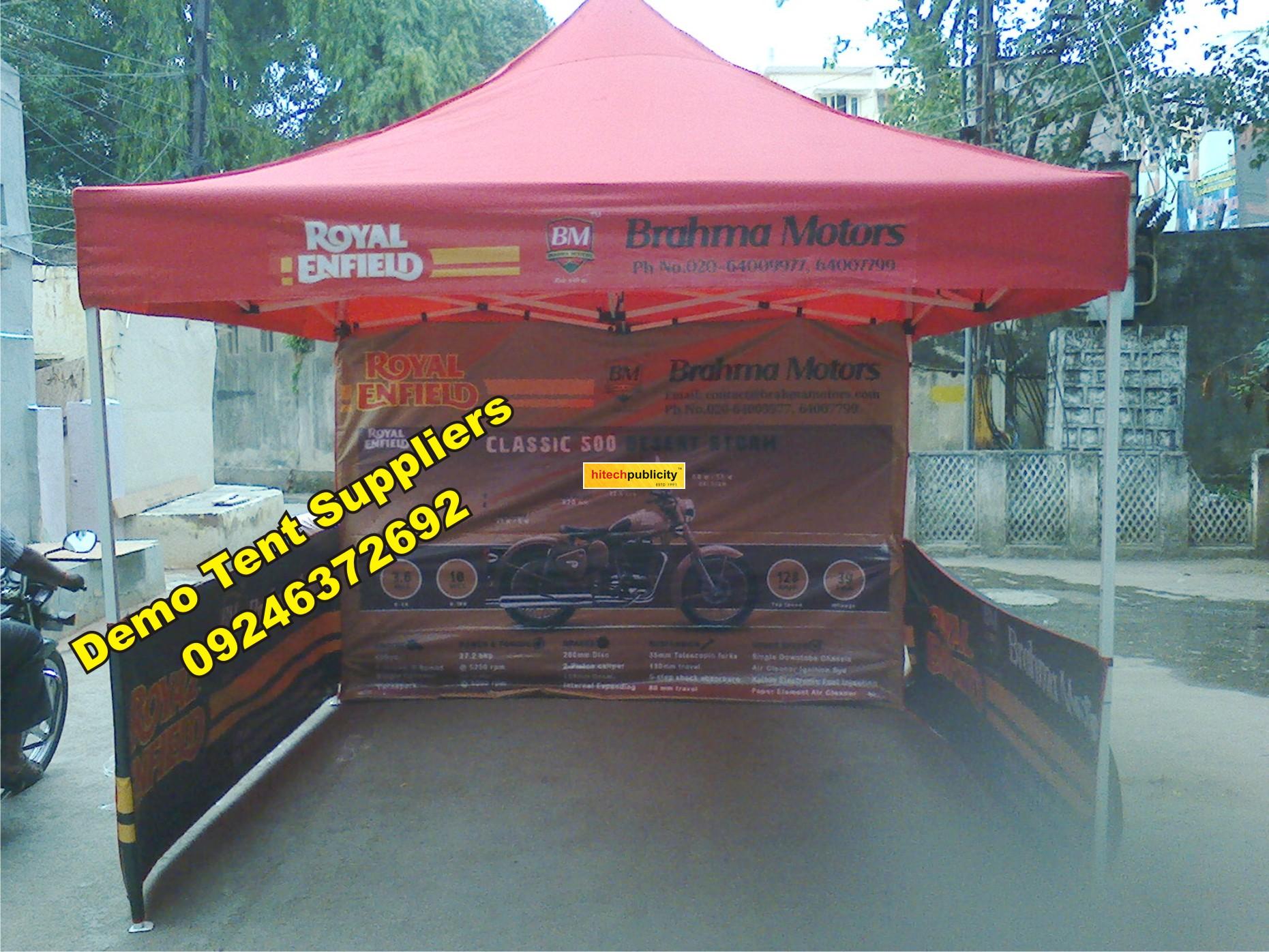 Royal Enfield Marketing Demo Tent