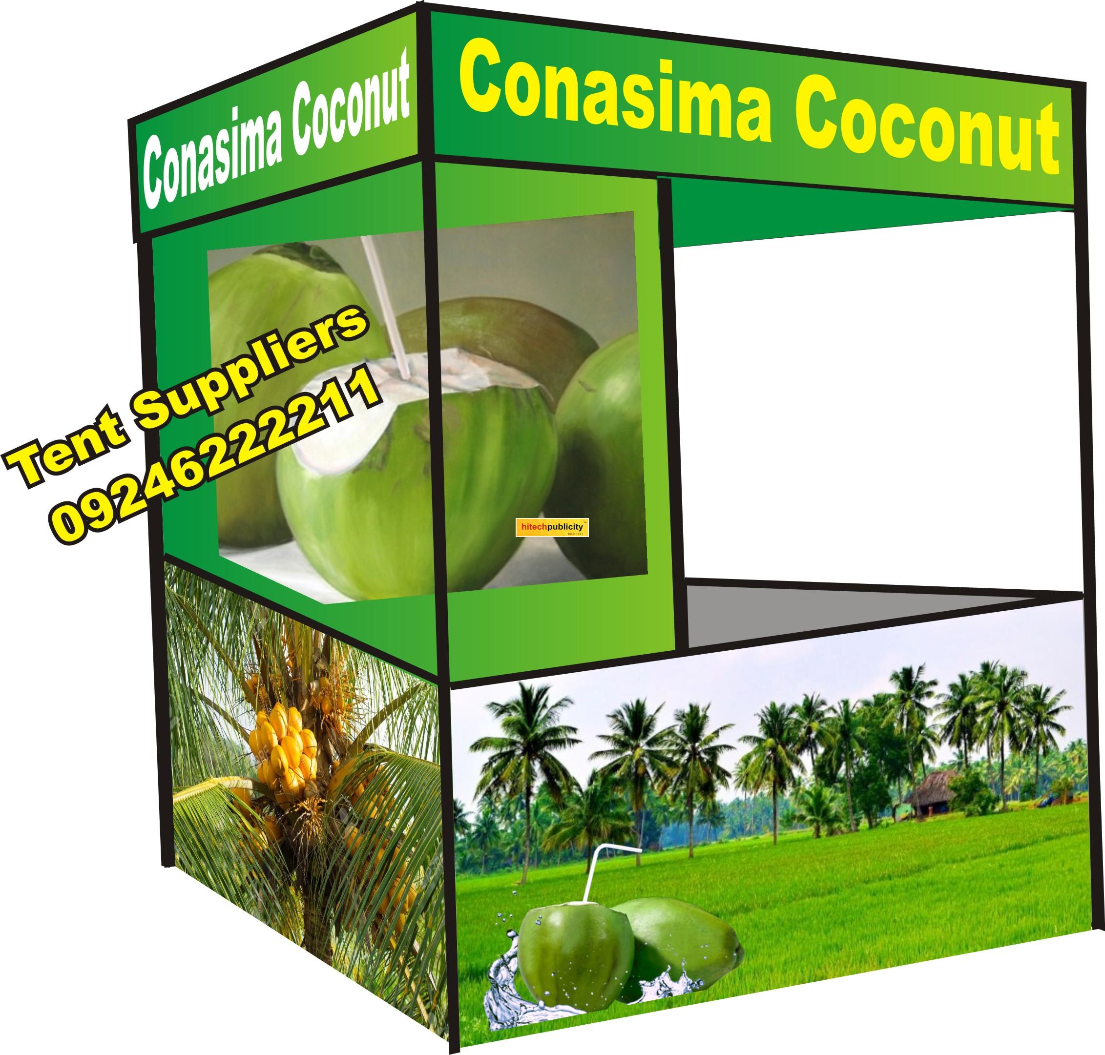 Coconut sales tent suppliers