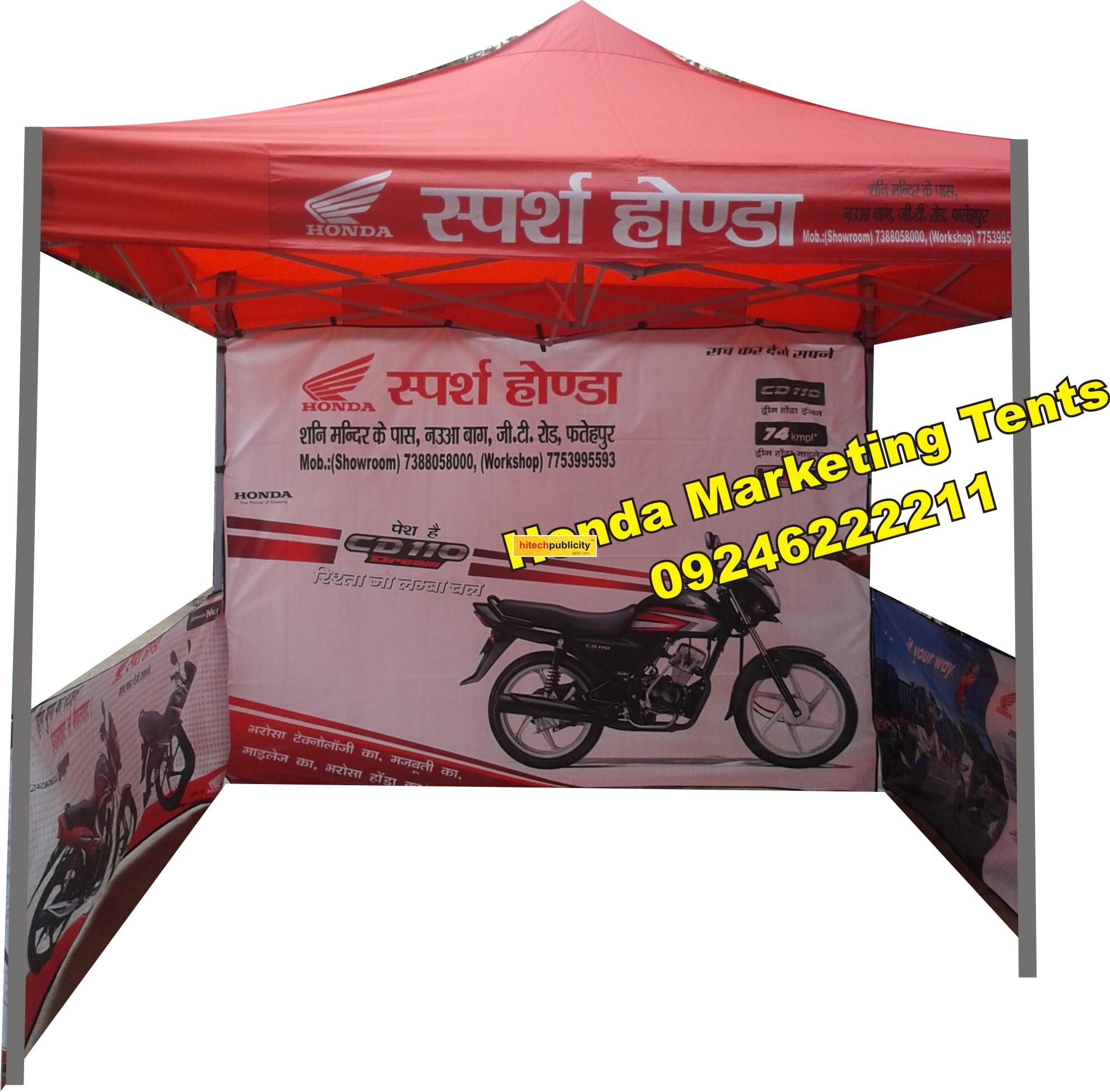 Bike Marketing Tents