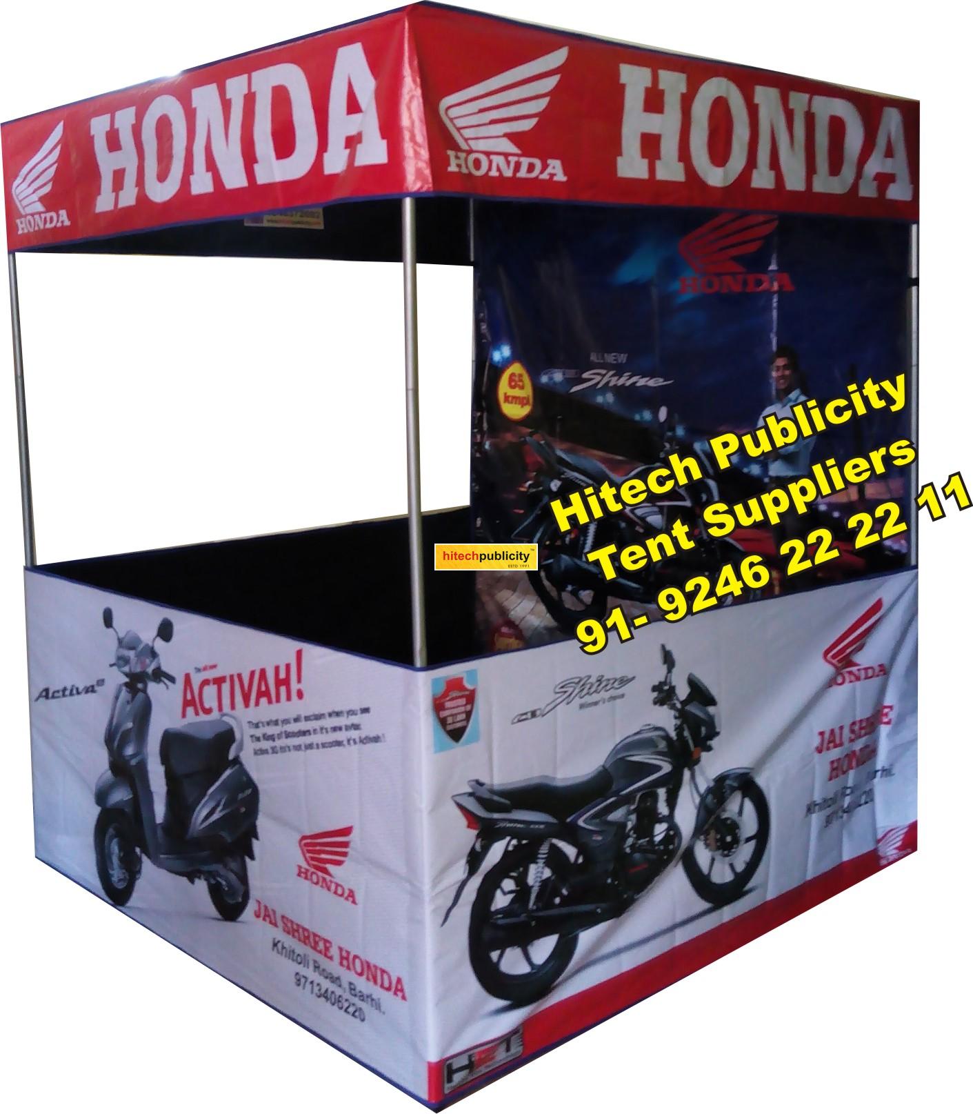 Honda Bike Marketing Tent Suppliers