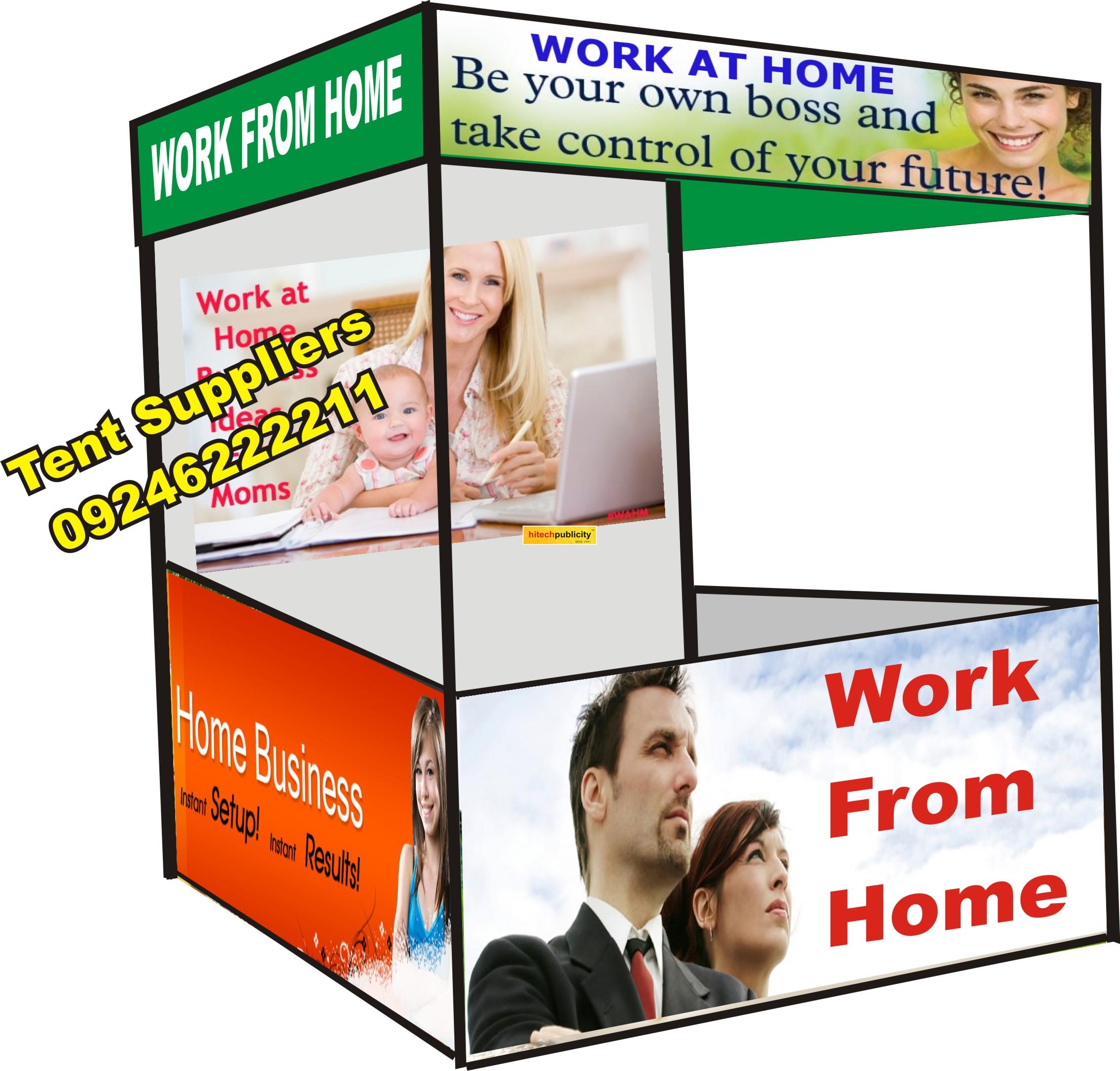 Work From Home Publicity Tent