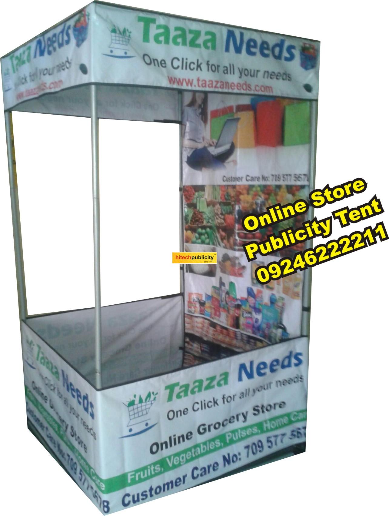 Online Grocery Marketing Tent