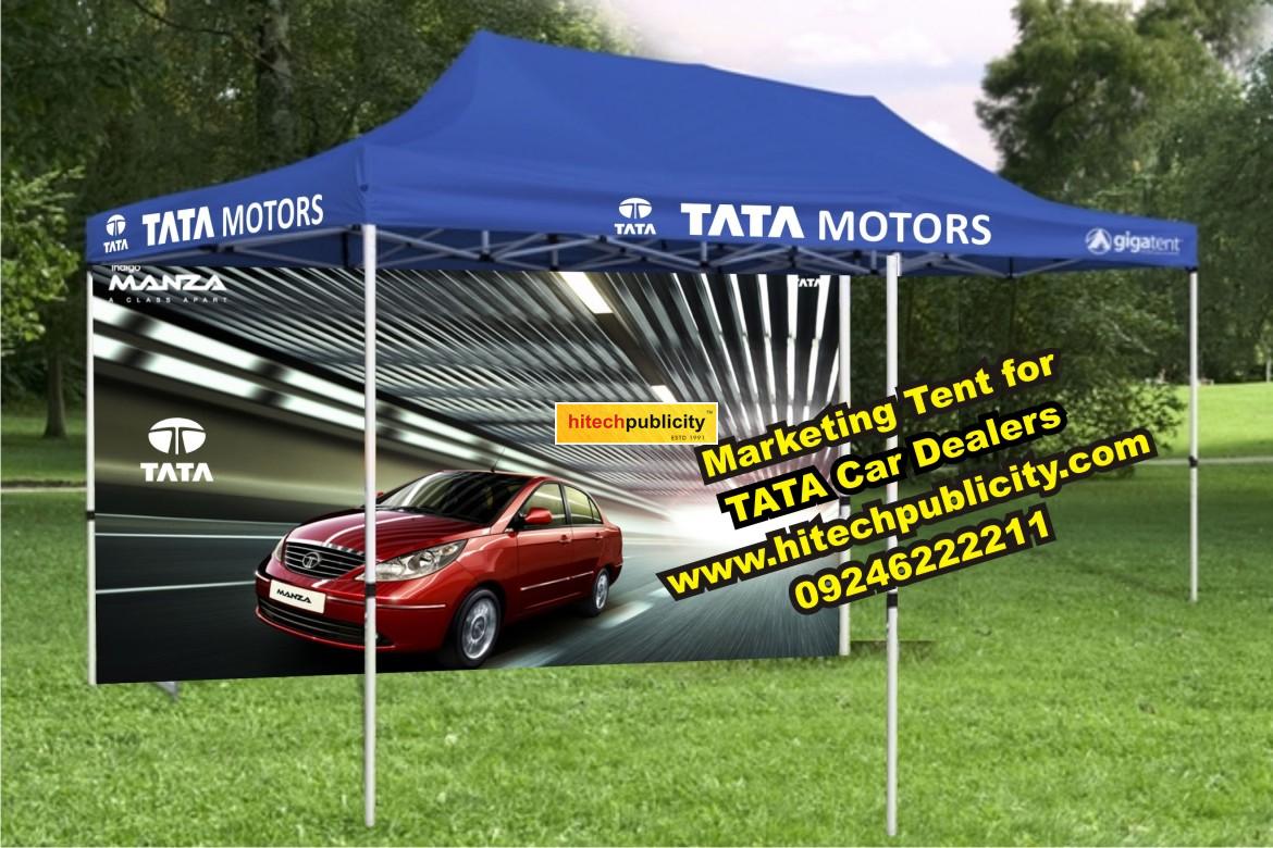 TATA Car Dealers Marketing tent