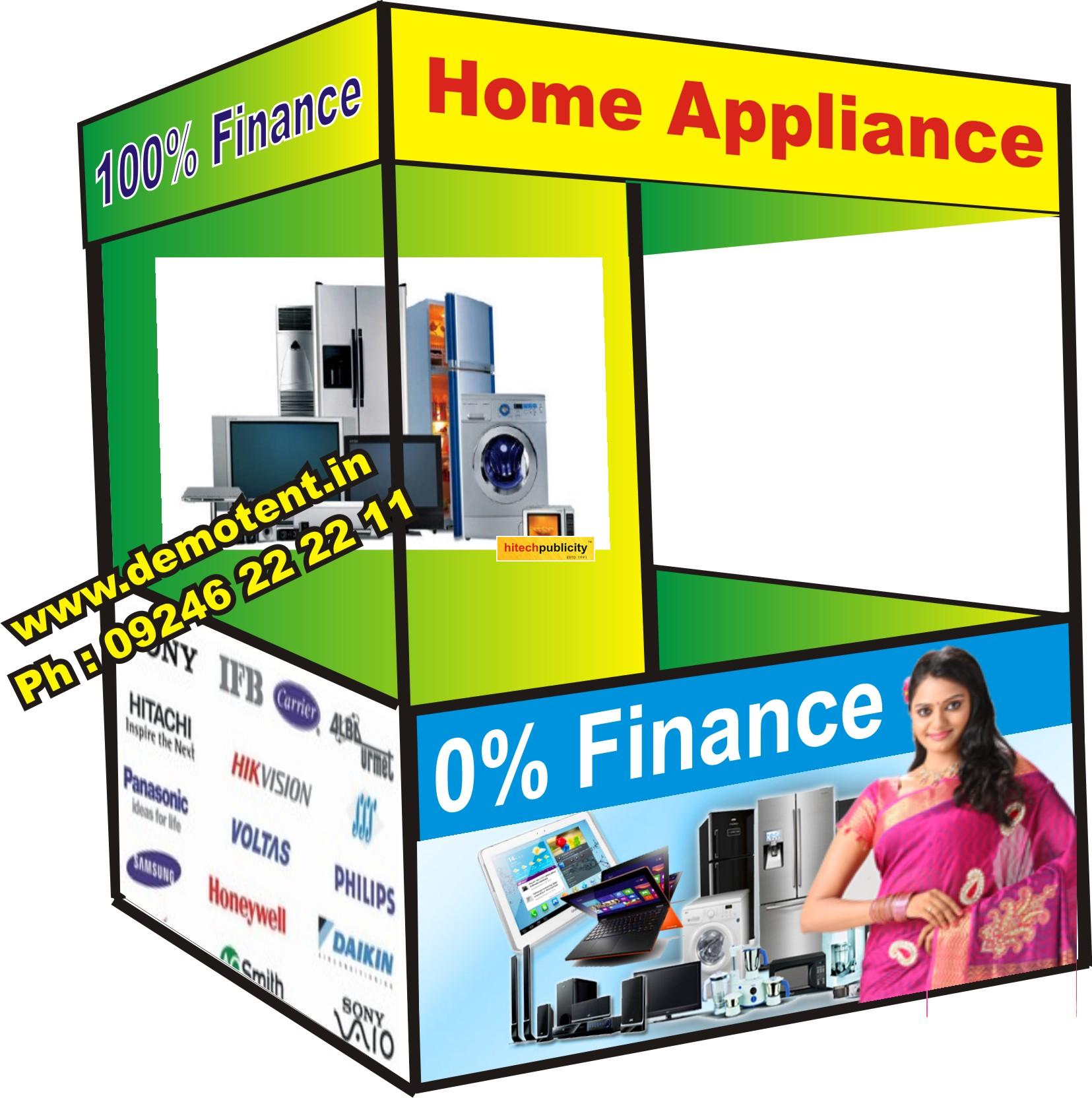 Home Appliance Marketing Demo Tent