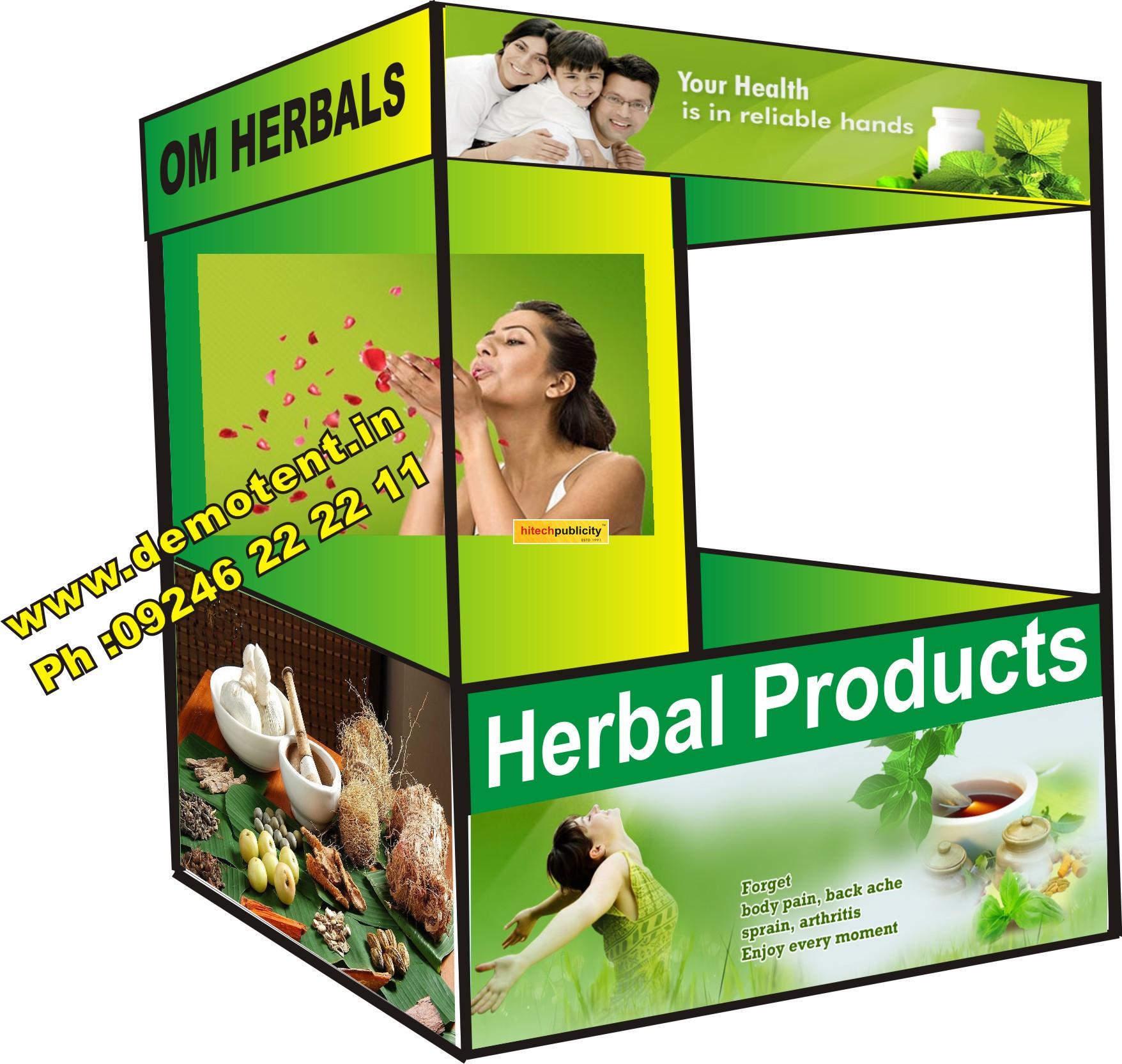 Demo Tent for Herbal products Sales