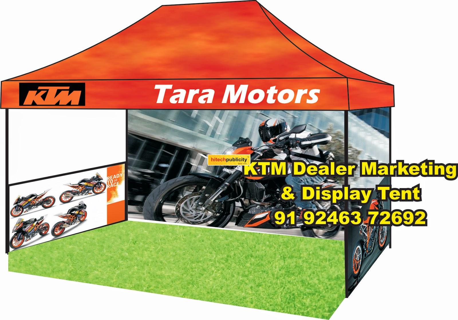 Demo Tent for KTM Dealers