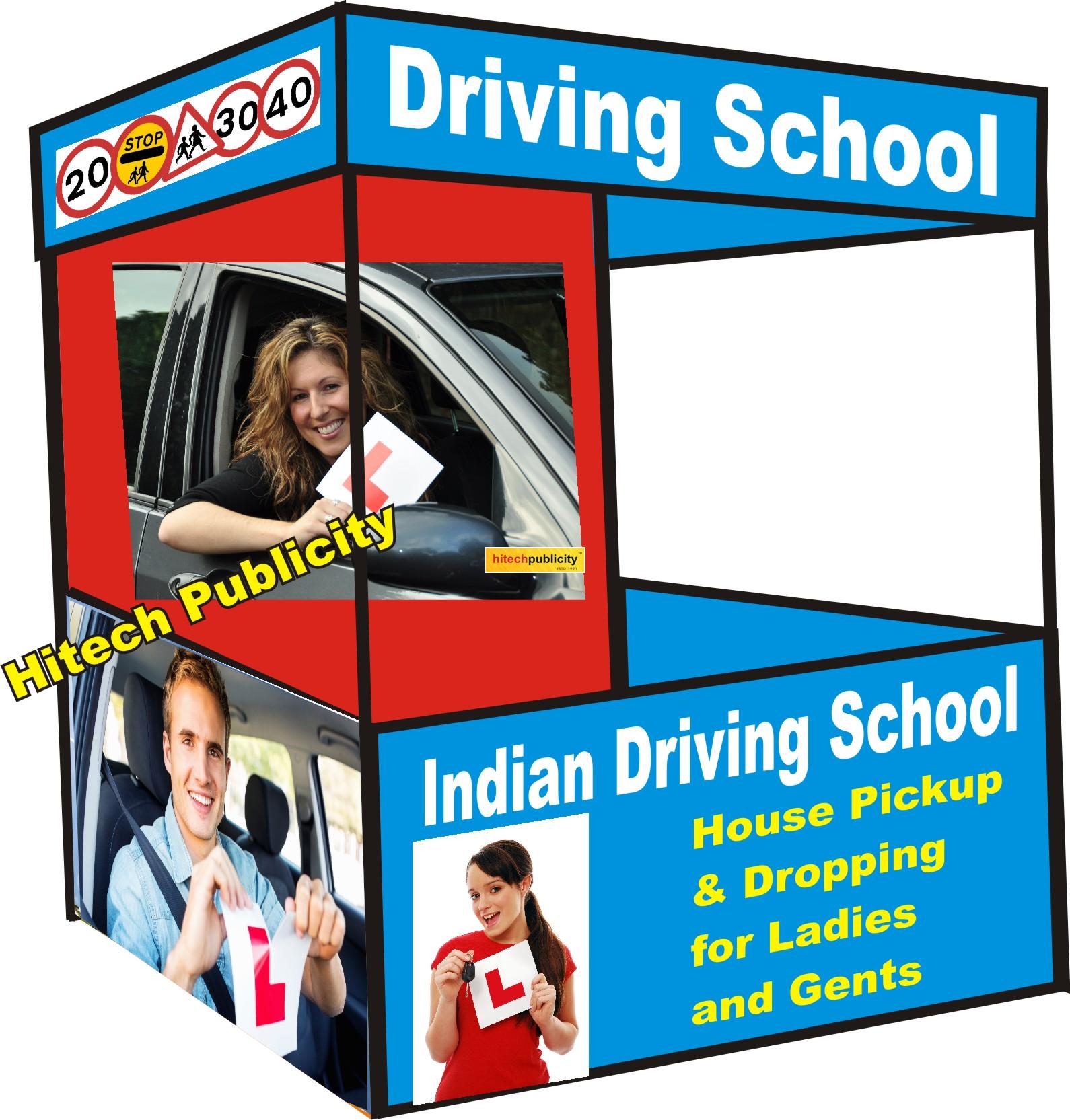 Driving School Publicity Tents