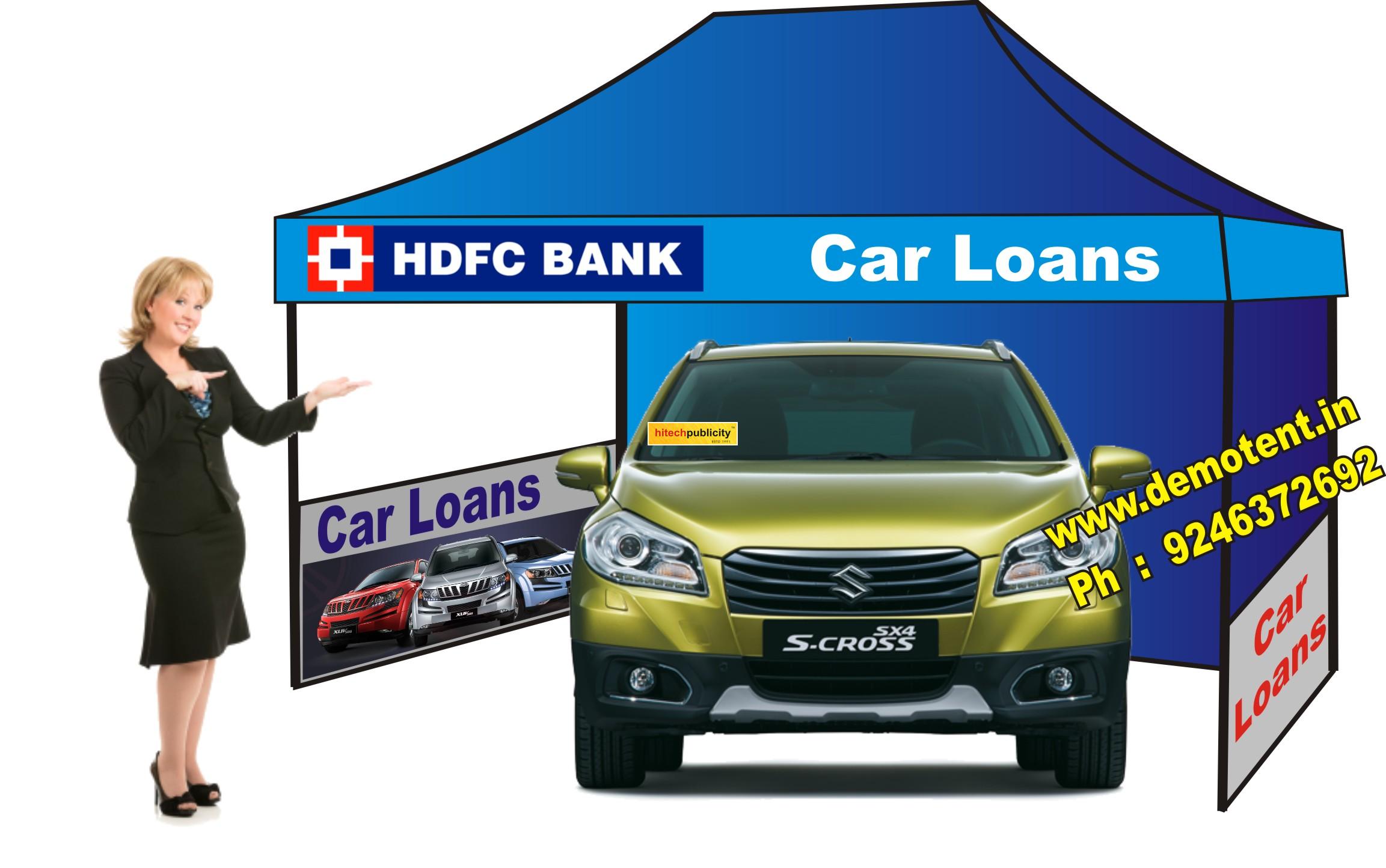 Loans Marketing Tent