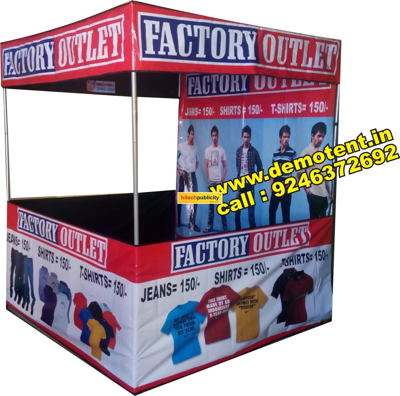 T shirts Sales Tent