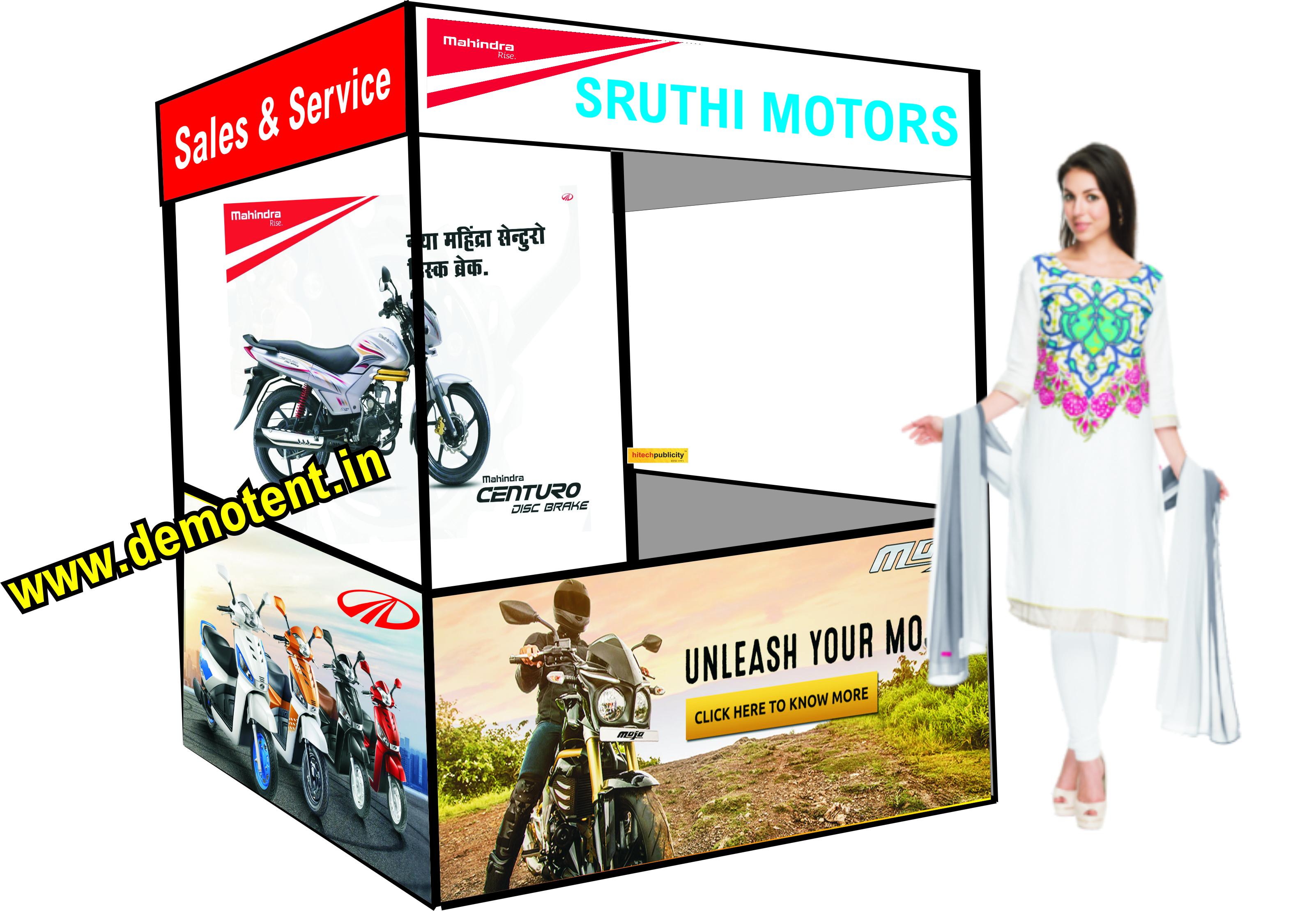 Mahindra 2 Wheelers Marketing Tents