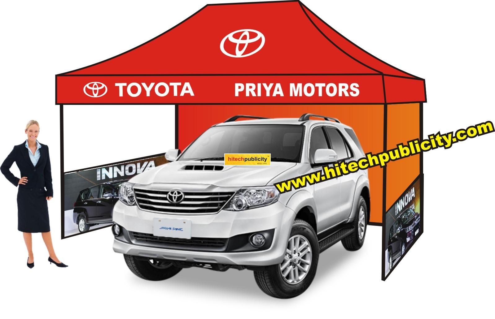 Toyota Marketing Tents