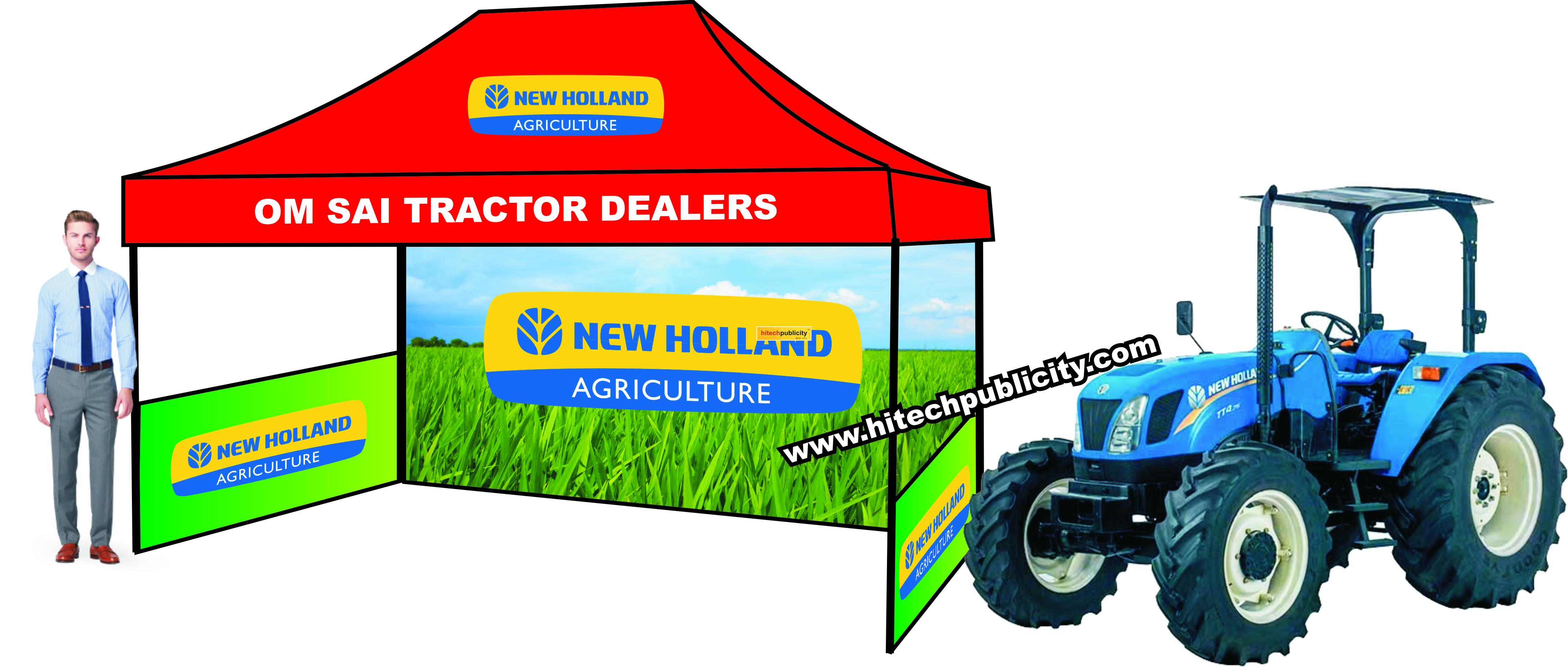 New Holland Tractor Marketing Tents