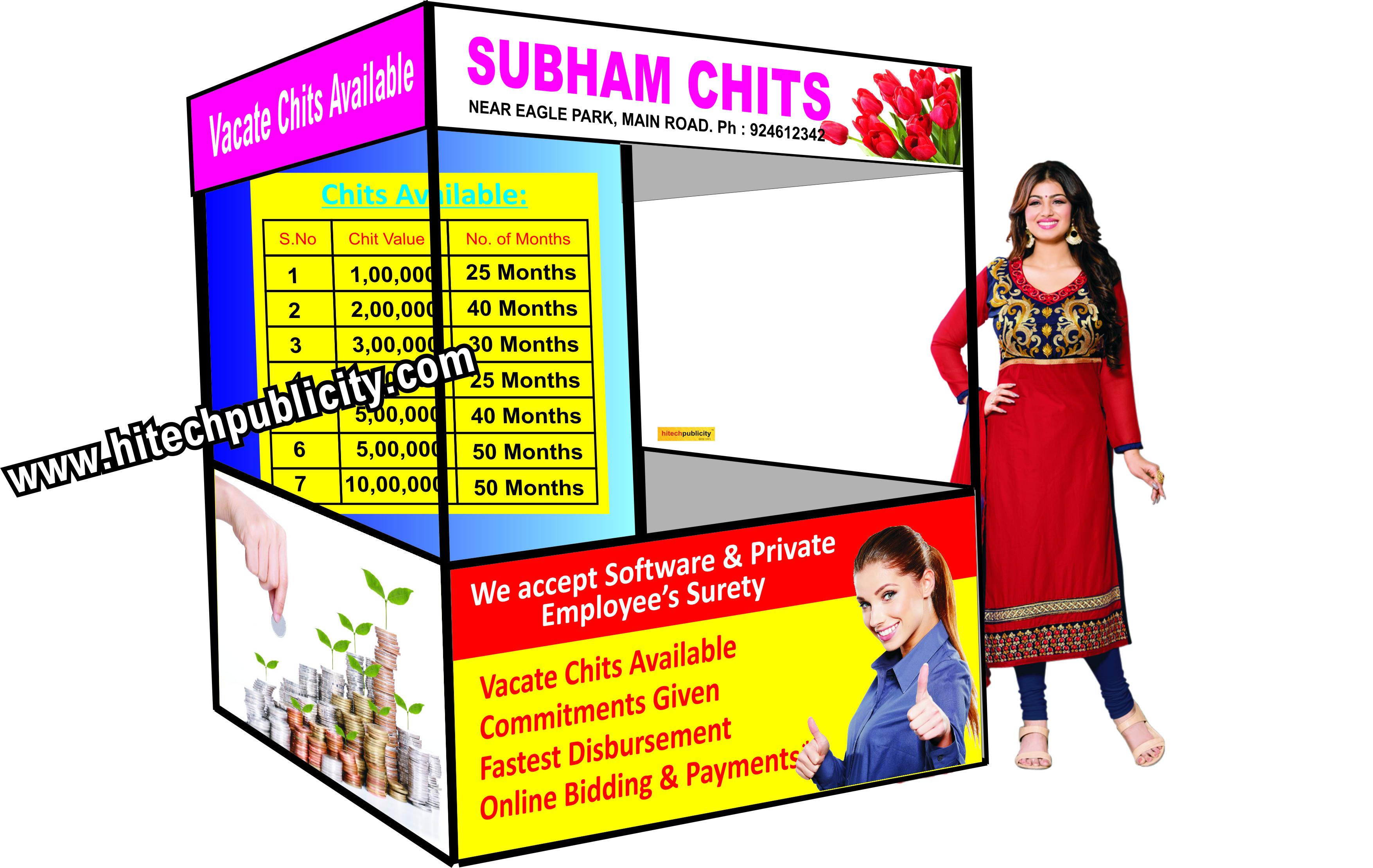 Chitfunds  Publicity Tents