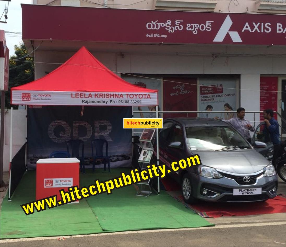 Toyota Car Display Canopy Tents