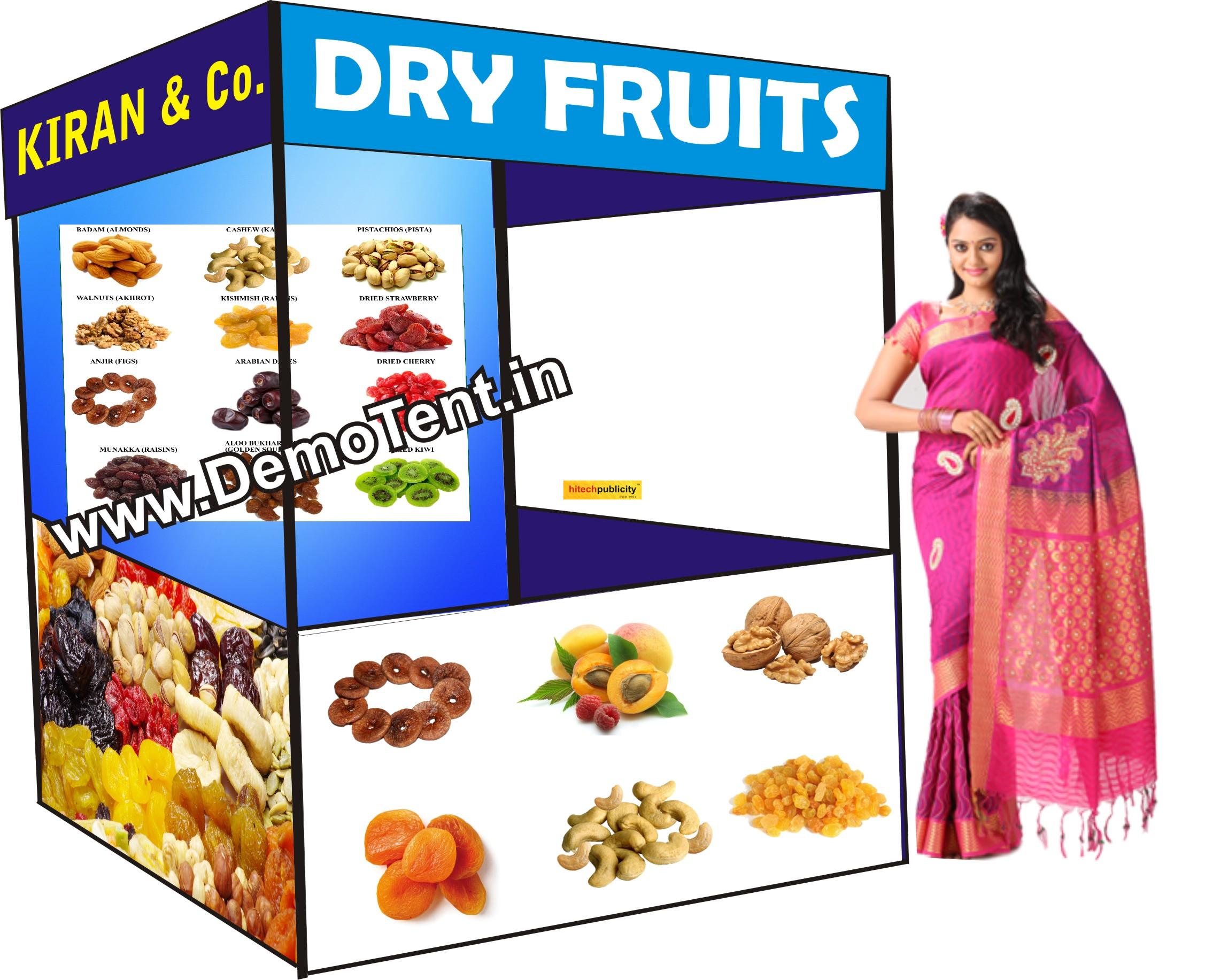 dry fruits sales tents