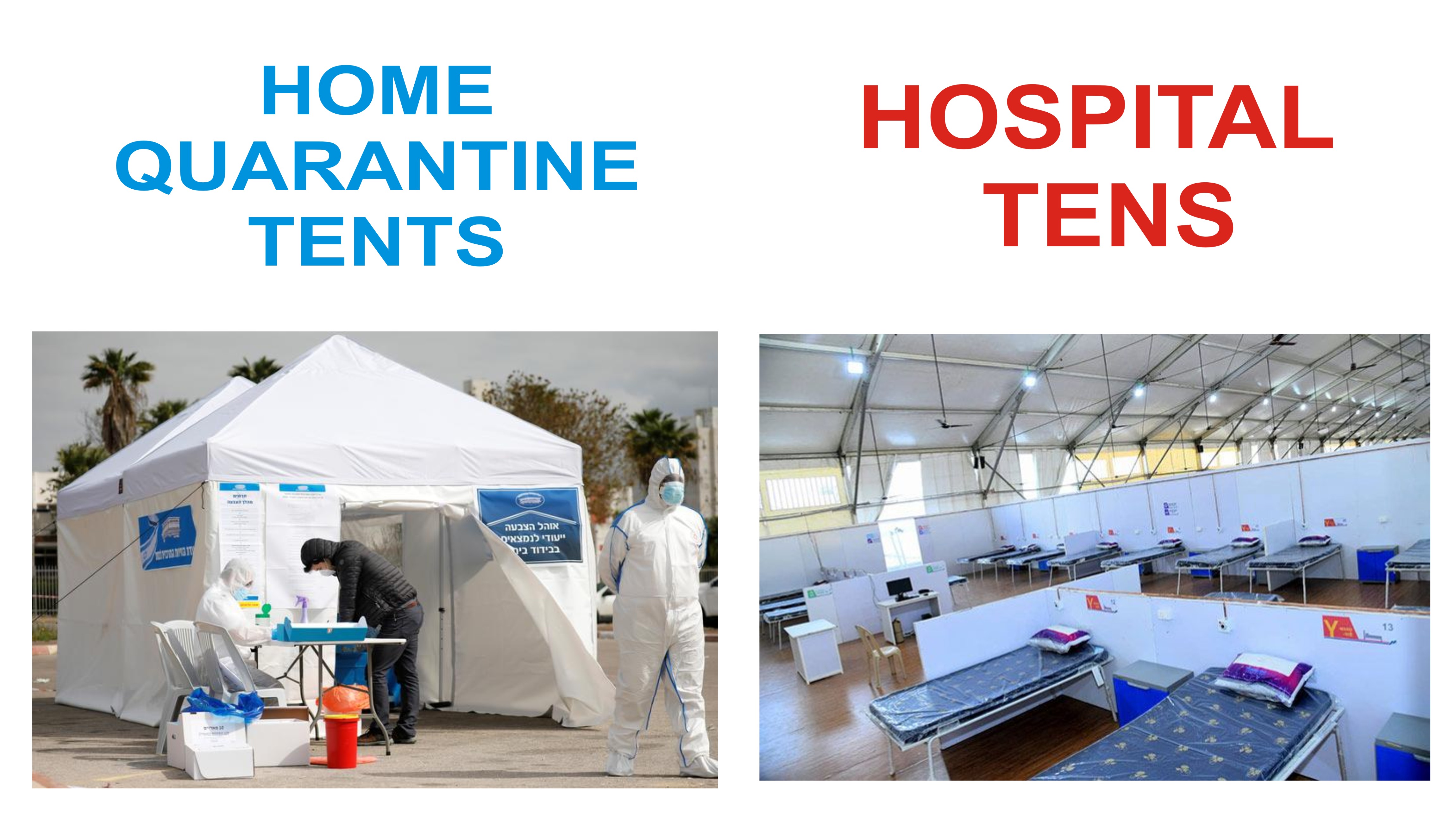 hospital tents