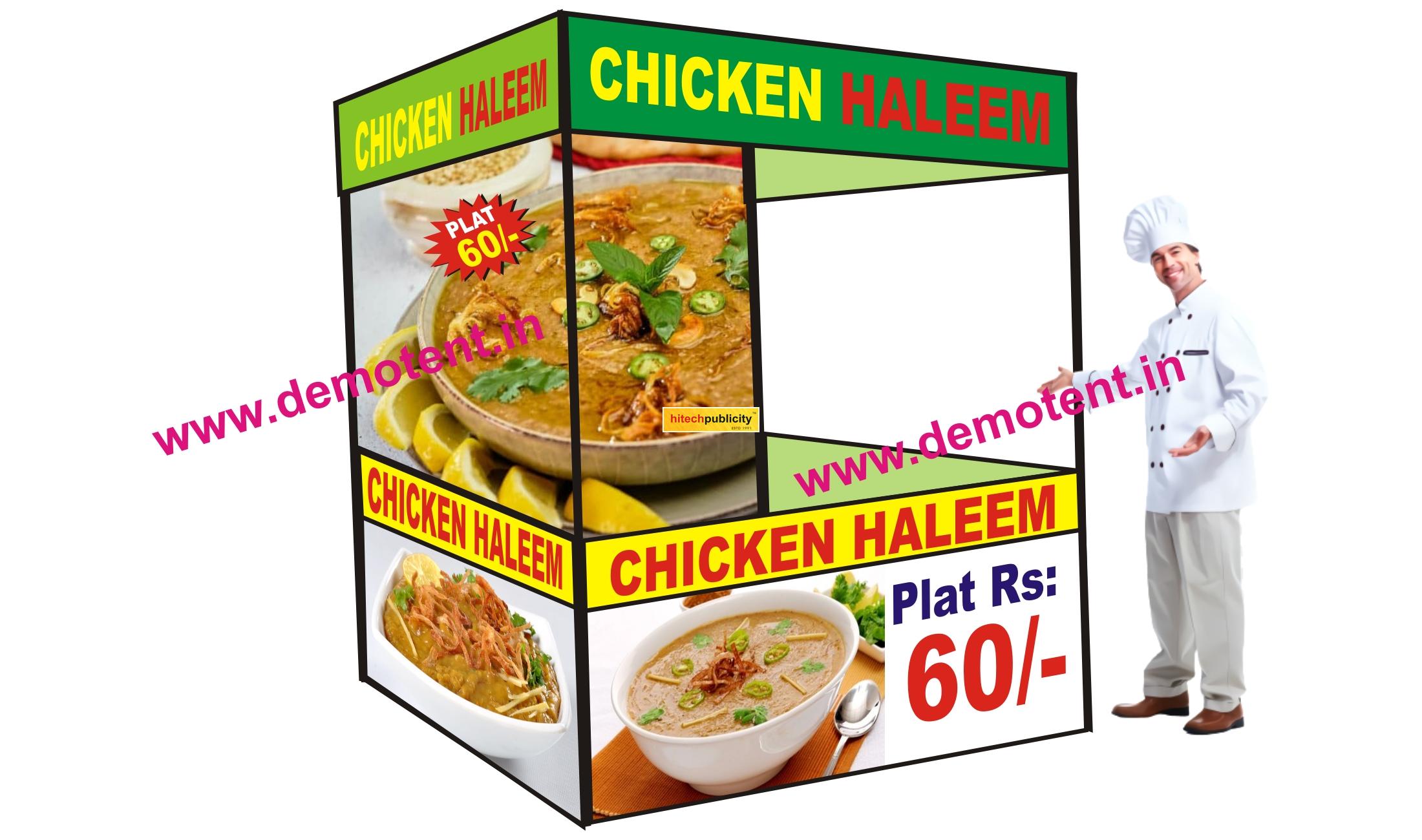 chicken haleem canopy tent