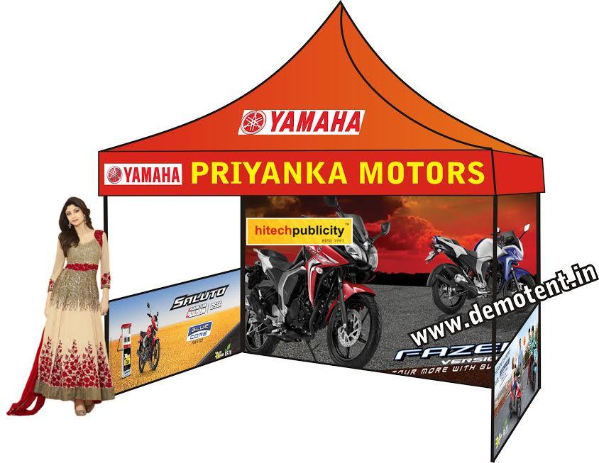 Demo tent for Yamaha Bike Dealer