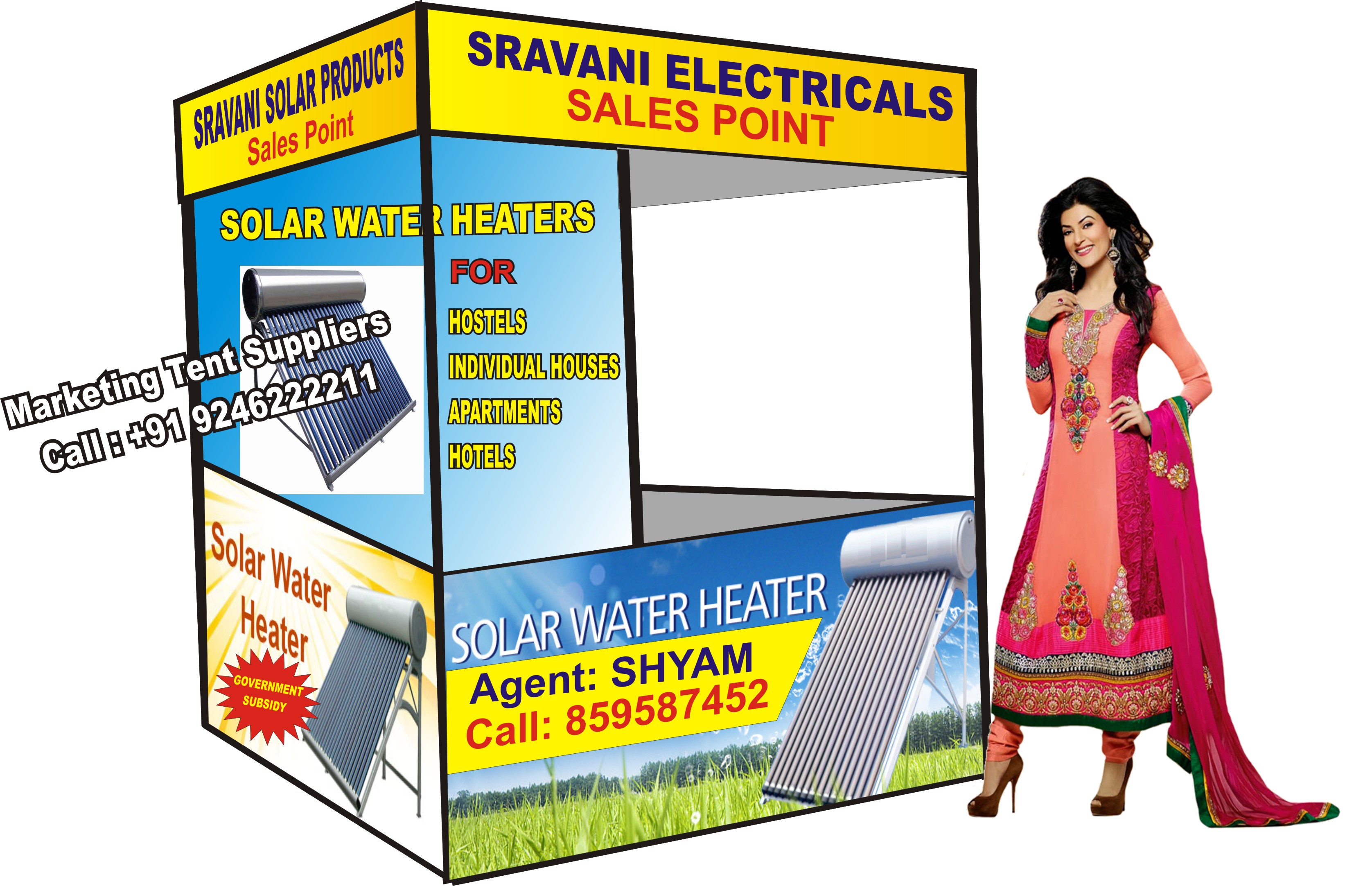 Solar Marketing Demo Tent Suppliers