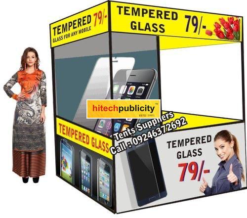 Tempered Glass Marketing Demo Tent Suppliers