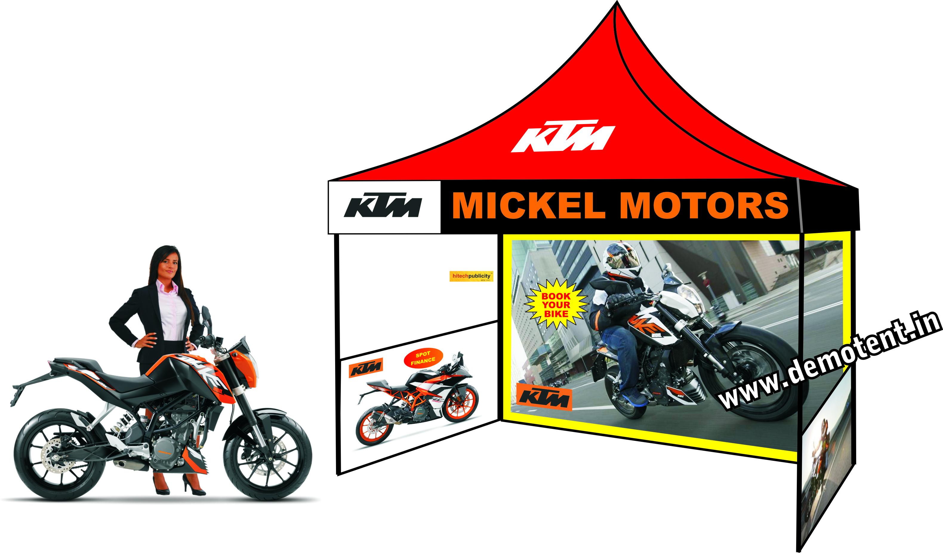 Canopy Tent Suppliers For KTM bike dealer